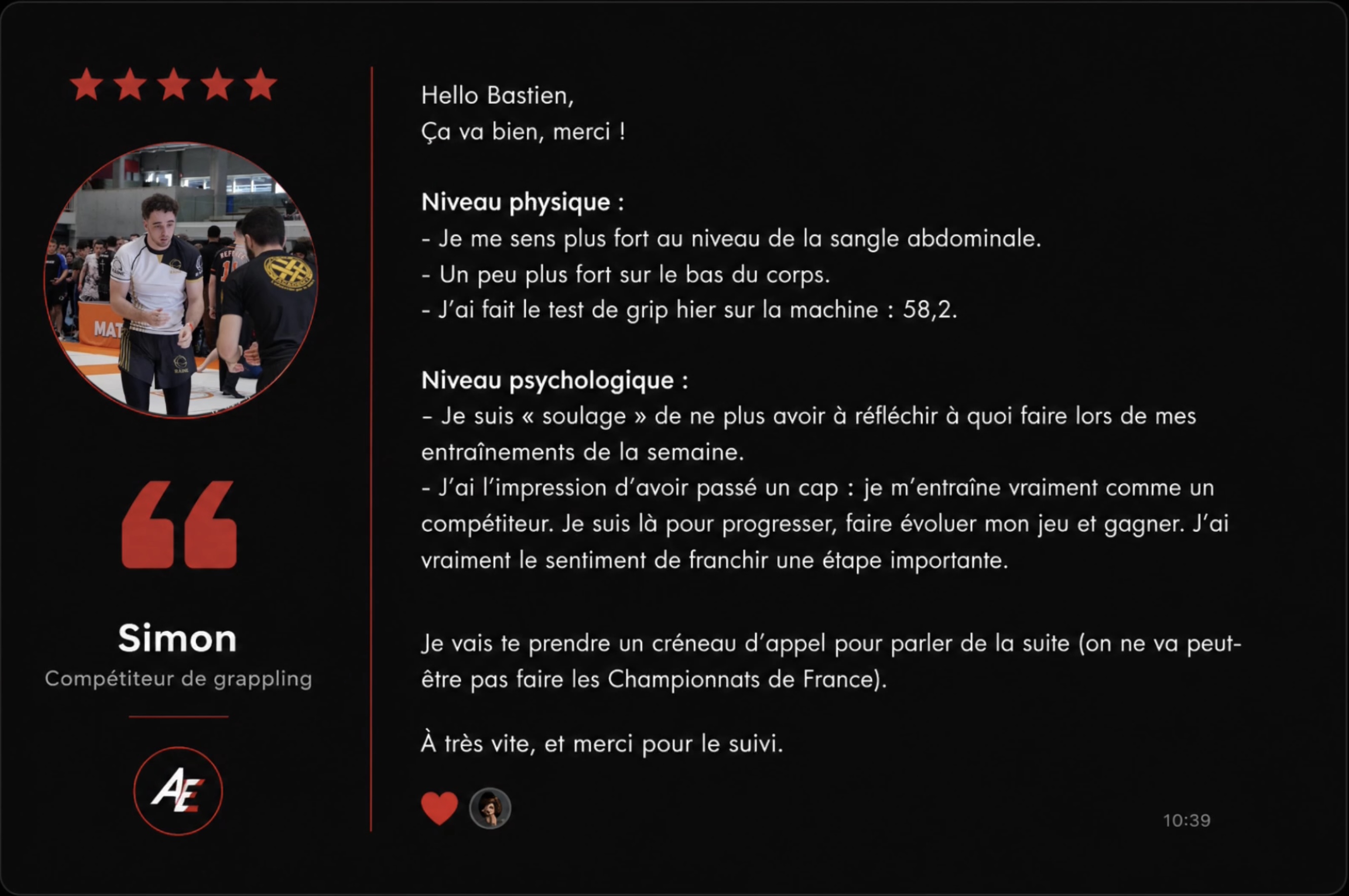 Avis membre 3 de l’Académie Explosif Fighter